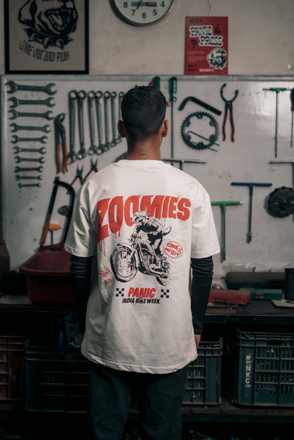 ZOOMIES Graphic half sleeve T-Shirt | Oversized fit