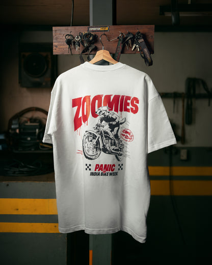 ZOOMIES Graphic half sleeve T-Shirt | Oversized fit